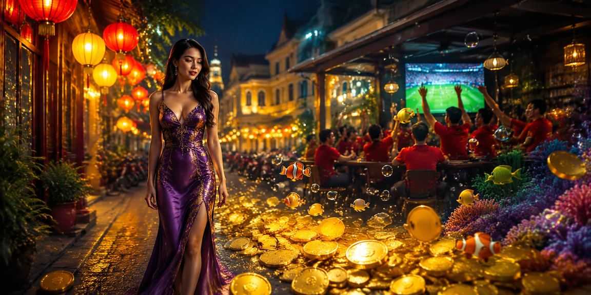 Người dùng Hà Nội xem kèo thể thao và đặt cược trực tuyến vào buổi tối tại chợ đêm